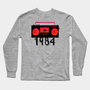 Vintage Stereo 1984 Long Sleeve T-Shirt